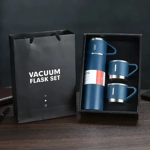 Kit Termo con 3 Tazas Ergonómicas para Compartir - Diseño Moderno