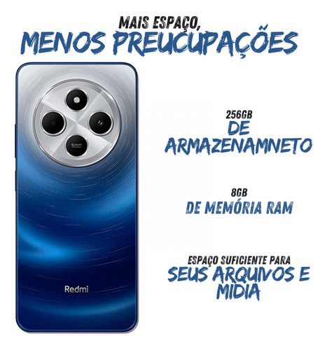 Xiaomi Redmi 14c 256gb + Fone Bt Completo Pronto P/ Uso