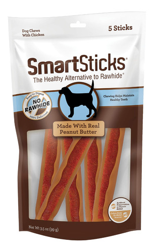 Smartbones - Smartsticks Con Mantequilla De Mani Y Pollo Sin