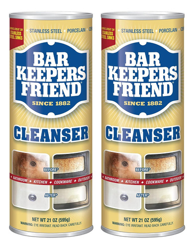 Bar Keepers Friend Limpiador En Polvo 21 Oz