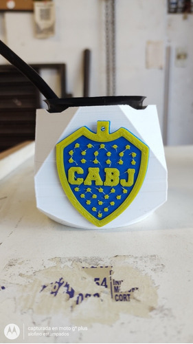 Imagen 1 de 2 de Mate Con Nombre Personalizado En 3d
