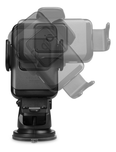 Imagem 3 de 6 de Suporte De Celular Veicular + Adaptador Cellairis