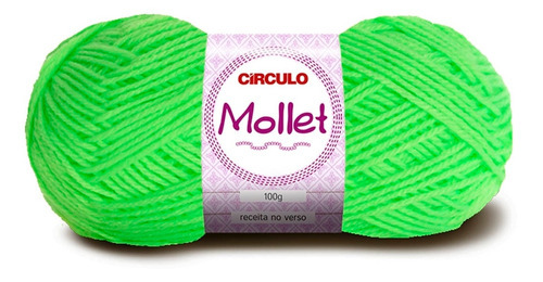 La Mollet 100g Circulo Cor 781 - Verde Neon