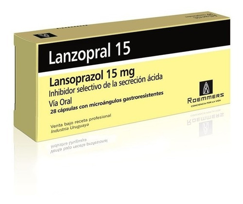 Lanzopral® 15mg X 28 Cápsulas