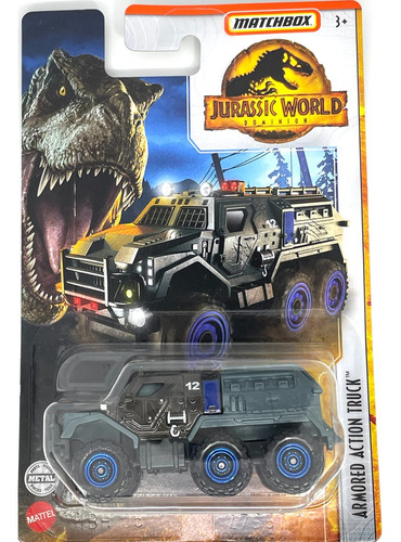 Matchbox Jurassic World Armored Action Truck + Obsequio 