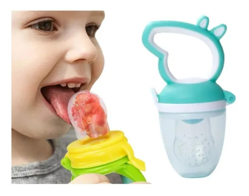 Chupón Alimentador Fruta Y Biberón Cuchara Para Papilla Bebe