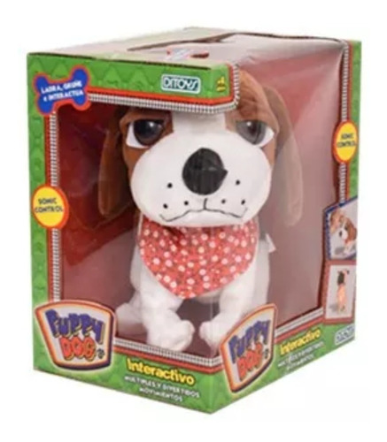 Perro Puppy Dog Interactivo Ladra Gruñe Orig Ditoys Tictoys