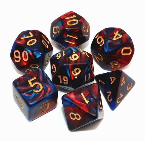 Dnd Dice Juego De Dados Poliedrales Para Mazmorra Y Dragones