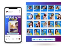 Comprar Pacote Artes Óticas: 240 Templates Canva Prontos: