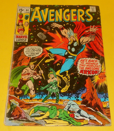 Ccc21 Marvel Comic Avengers Thor Arkon Quicksilver Vision