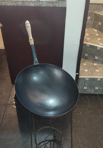 Wok 35 Cm Curado Sarten Industrial