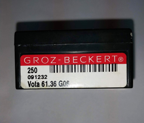 Caja Con 250 Agujas Marca Groz Beckert Vota 61.36 G06 Nuevas