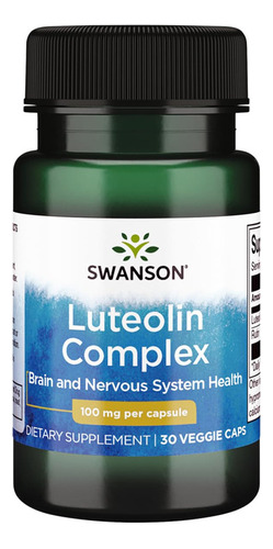 Swanson Luteolin Complex W/rutin - Suplemento De Apoyo Cereb