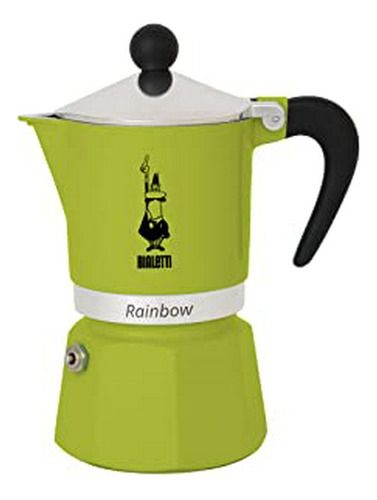 Cafetera De Espresso Bialetti 4972 Rainbow, Verde