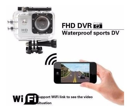 Mini Câmera Aprova Dagua Full Hd 1080p Aprova D'agua Wi Fi