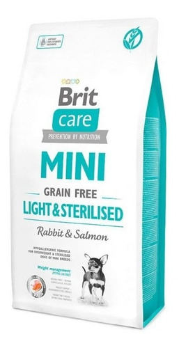 Brit Care Mini Light & Sterilised Rabbit & Salmon 7kg