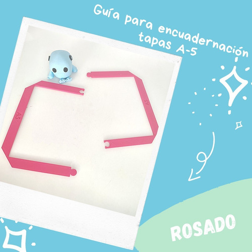 Imagen 3 de 3 de Regla Guía Para Tapa Cuaderno A5/ Scrapbook/ Encuadernación
