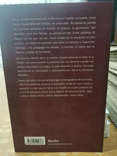 La Muerte Sin Máscara - Herder