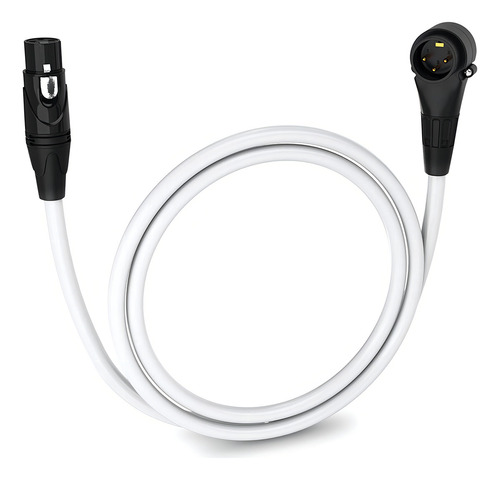 UNITS_PER_PACKCable XLR de 1 XLR macho a 1 XLR hembra Lyxpro LYXLCS12RM3W blanco de 91.4cm