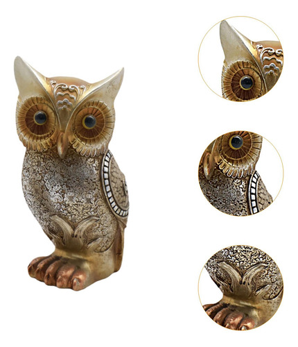 Estatuilla De Búho Marrón, Colección De Estatuas De Alto