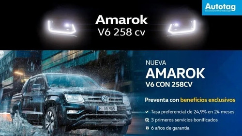 Nueva Volkswagen Amarok V6 Black Style 258cv Autotag 2021 Vw
