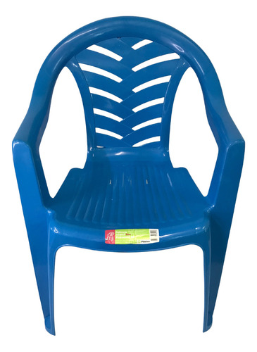 Kit 4 Poltronas Infantis Picãozinho Plastex Resistente Azul