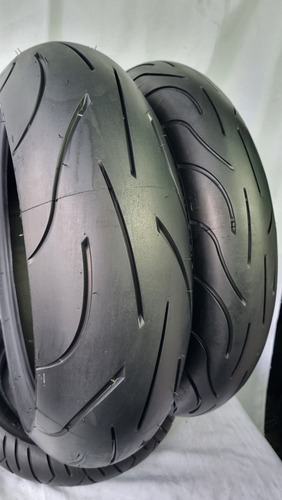 Par De Pneu Michelin Pilot Power 190/55 17 E 120/70 17 (Usado)