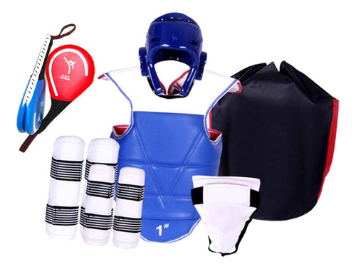Equipo De Protección De Taekwondo De 6 130 A 150 Cm Azul