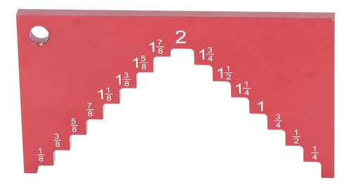 Mesa Anodizada Roja De Aleación De Aluminio Con Manómetro Es