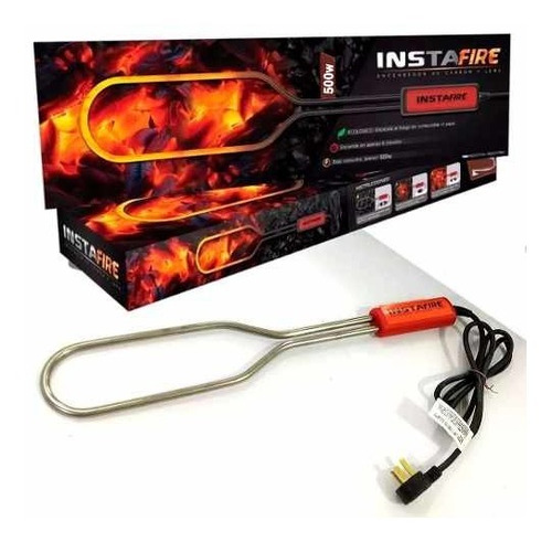 Imagen 1 de 6 de Encendedor Electrico De Fuego Rapido Parrilla Carbon Leña