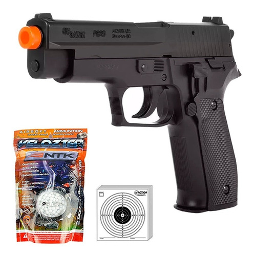 Pistola Airsoft Spring Sig Sauer P226 Cybergun + 2000 Bbs