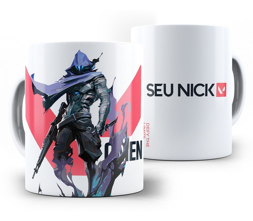 Imagem 8 de 10 de Caneca Valorant Sova Com Nome Personalizado