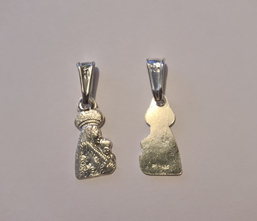 Medalla Religiosa Virgen De Montserrat Monserrat Plata 925