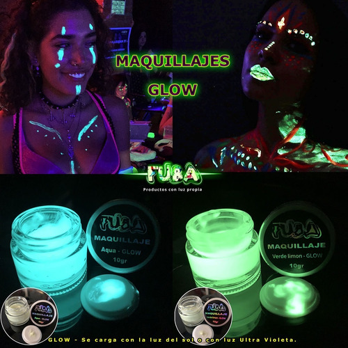Maquillaje Glow | Fuba - 2pzas 10gr C/u