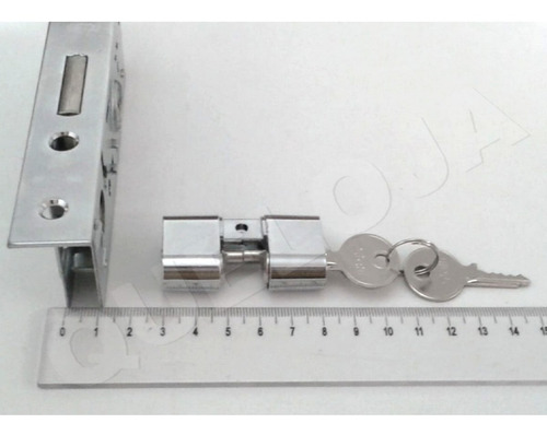 Fechadura Máquina Com Miolo Externa 40 Mm Porta Madeira Casa
