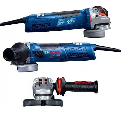 Miniamoladora angular Bosch Professional GWS 17-125 CIE color azul 1700 W 220 V + accesorio