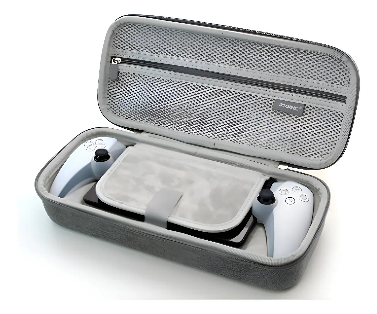 Estuche Rígido Dobe PS5 Portátil Gris Impermeable Funda Premium