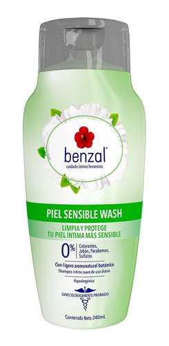 Jabón Íntimo Benzal Wash Piel Sensible