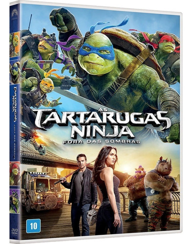 Dvd Tartarugas Ninja Fora Das Sombras Original Novo Lacrado