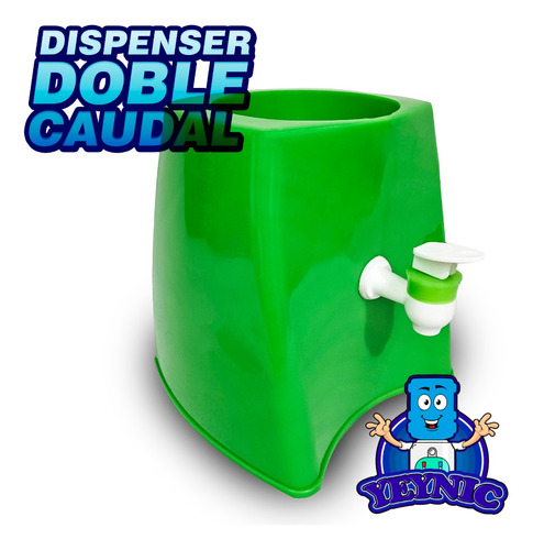 Dispenser De Agua Verde Doble Caudal / Yeynic Rosario