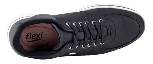 Flexi De Dama Tenis Urbanos Plataforma 4.5 Cm 101001 Negro