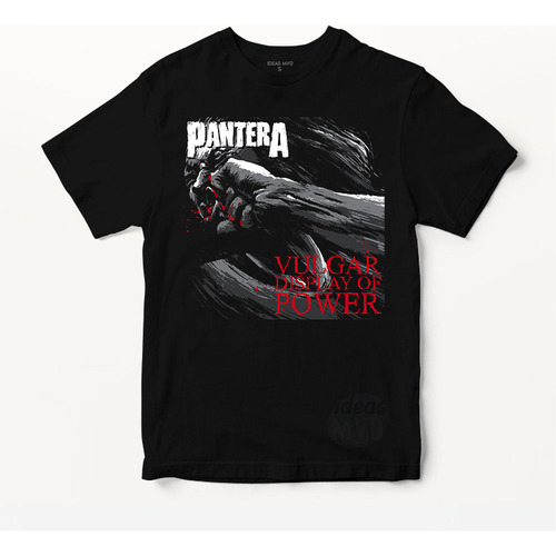 Remera Pantera Vulgar Display Of Power (negra:) Ideas Mvd