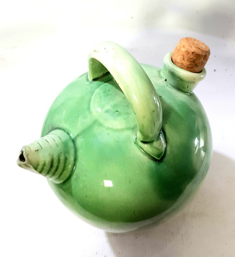 Botijo Botellón De Ceramica De 2 Litros,pico Dañado, Usable (Usado)