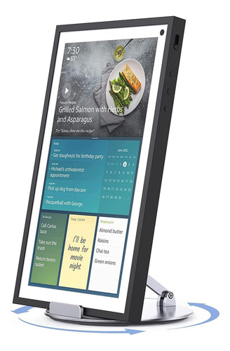 Almoz Soporte Giratorio E Inclinable Para Echo Show 15, De Y Plata.