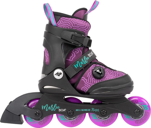 Marlee Boa Purple Girls Adjustable Inline Skates