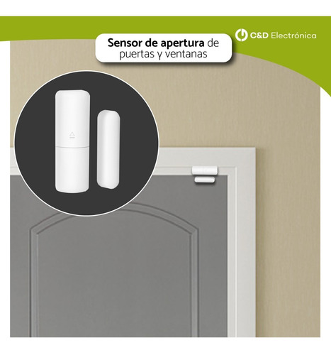 Imagen 3 de 7 de Sensor De Puertas Y Ventanas Inalámbrico- Smartalarm