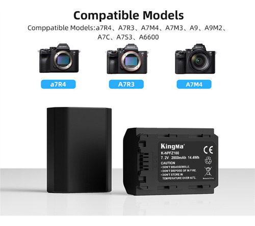 Bateria P/sony A7r Iii A9 Ilce-9 Ilce-7m3 Np-fz100 En Caja