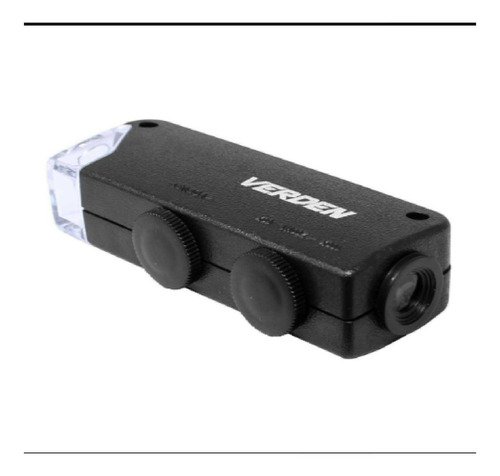 Imagen 2 de 4 de Microscopio De Bolsillo Con Luz Led 60x 100x Verden