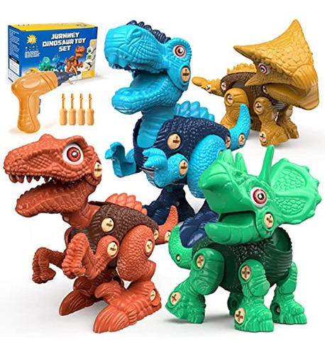 Jurnwey Dinosaur Toys Para 3 4 5 6 Niños De 7 Años, Juguetes