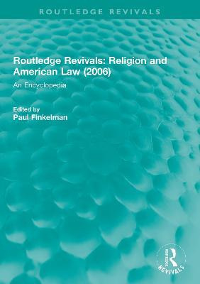 Libro : Religion And American Law (2006) : An Encyclopedi...
